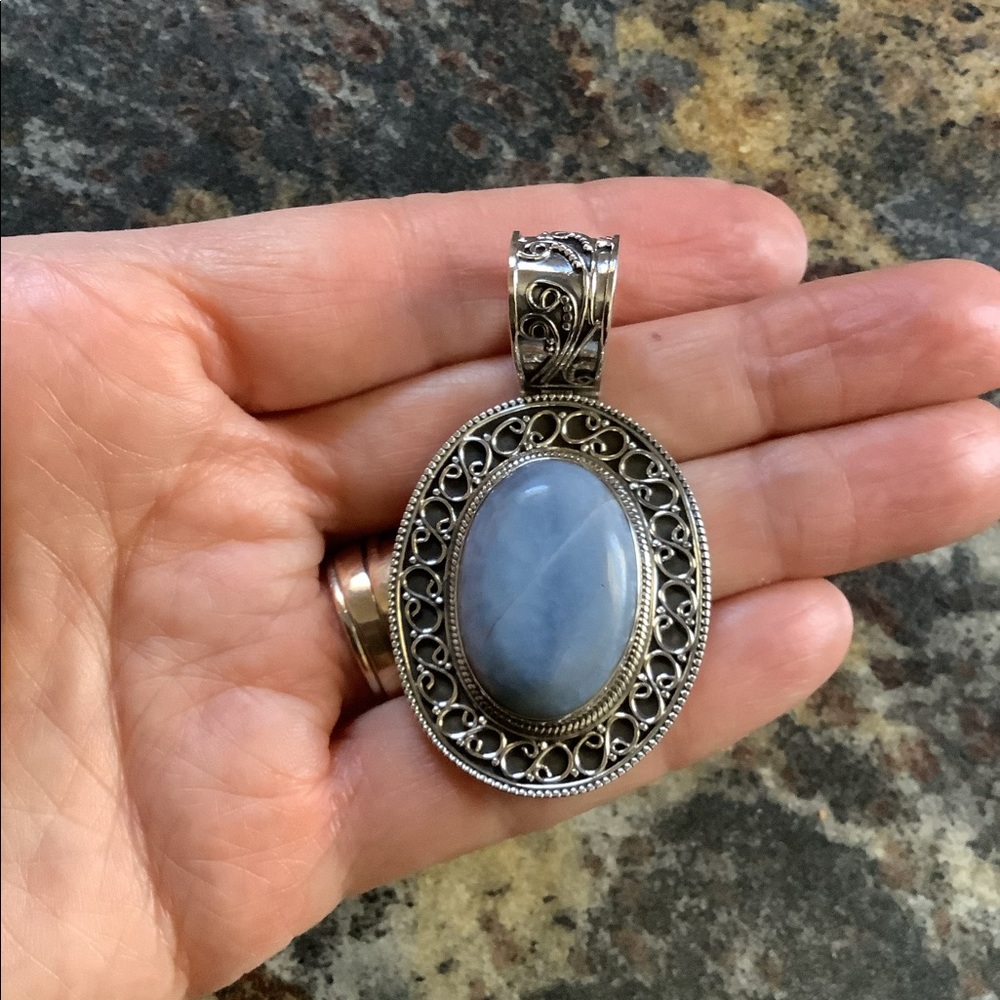 Vintage Handmade silver pendant